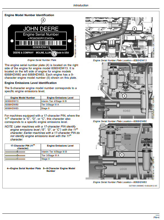 JOHN DEERE 644K 4WD LOADER OPERATOR MANUAL OMT227998