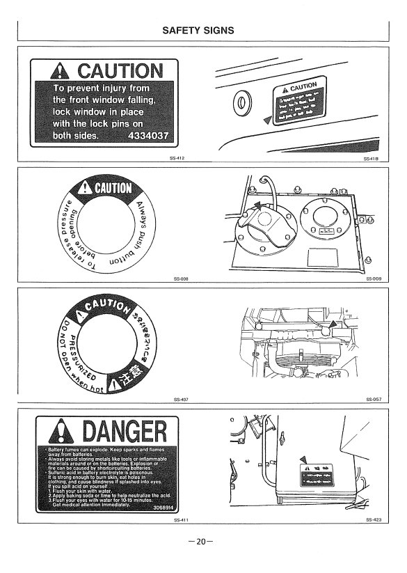 HITACHI EX100-3, EX100M-3, EX120-3 EXCAVATOR OPERATOR MANUAL EM12S111