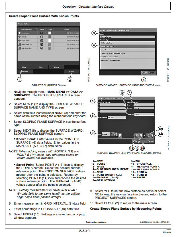 JOHN DEERE, HITACHI ZAXIS 210LC-6N, 350LC-6N EXCAVATOR GRADE GUIDANCE AND SOLUTION LINKAGE OPERATOR MANUAL OMT443753X019