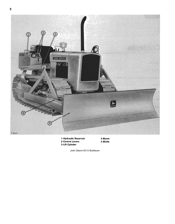 JOHN DEERE 6310 BULLDOZER FOR JD350-B CRAWLER OPERATOR MANUAL OMT33516