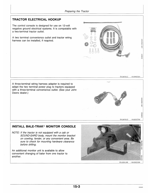 JOHN DEERE 435 AND 535 ROUND BALER OPERATOR MANUAL OME87614