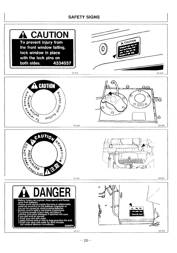 HITACHI EX100-3, EX100M-3, EX120-3 EXCAVATOR OPERATOR MANUAL EM12S13