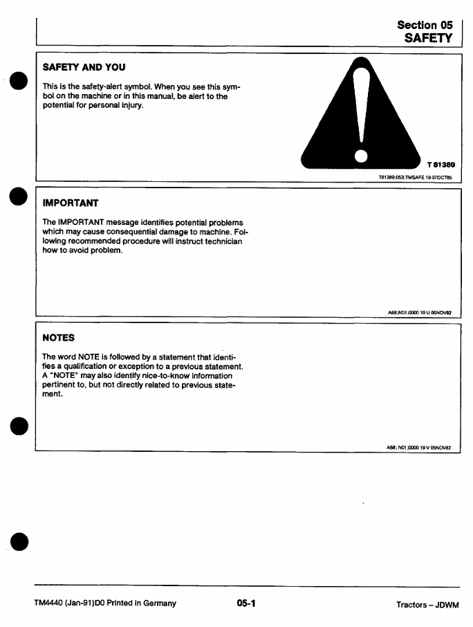 JOHN DEERE 2250, 2450, 2650, 2650N AND 2850 TRACTOR SERVICE REPAIR TECHNICAL MANUAL TM4440