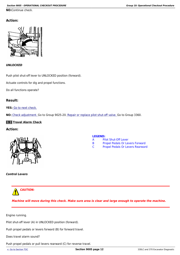 JOHN DEERE 330LC AND 370 EXCAVATOR DIAGNOSTIC OPERATION AND TEST MANUAL TM1669