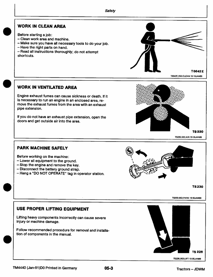 JOHN DEERE 2250, 2450, 2650, 2650N AND 2850 TRACTOR SERVICE REPAIR TECHNICAL MANUAL TM4440