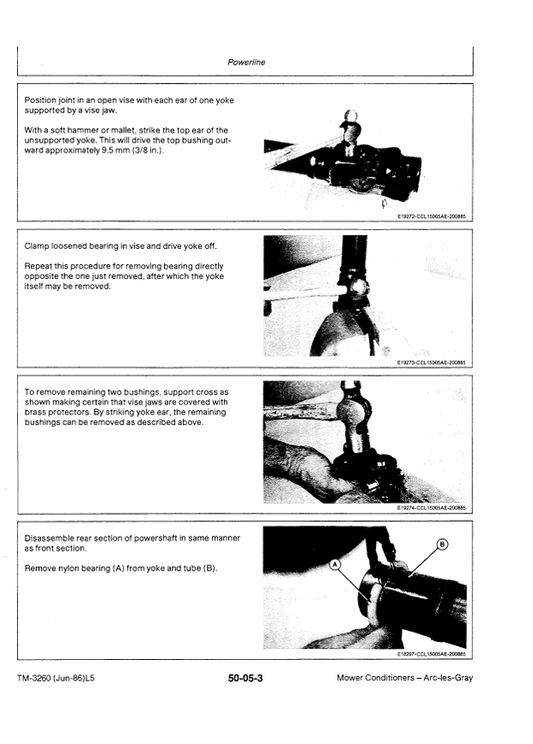 JOHN DEERE IMPELLER 1326 AND 1327 MOWER-CONDITIONER TECHNICAL MANUAL TM3260