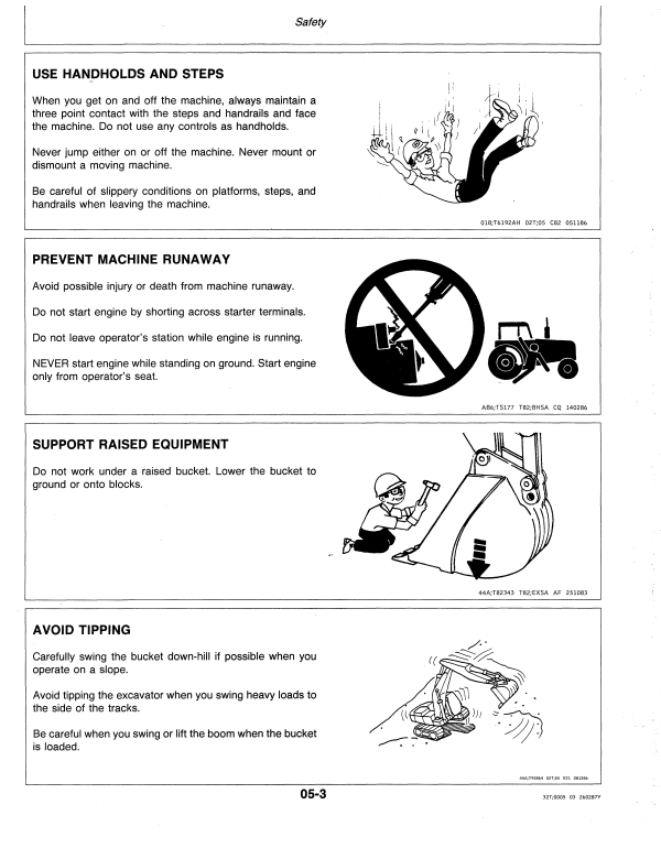 JOHN DEERE 792 EXCAVATOR OPERATOR MANUAL OMT114470