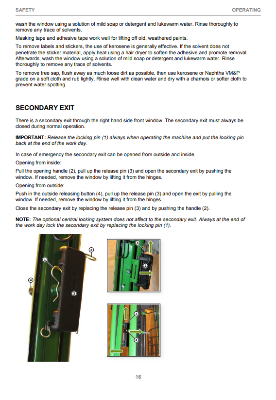 JOHN DEERE 1110E / 1210E / 1510E FIXED CABIN / IT4 OPERATOR MANUAL F684166