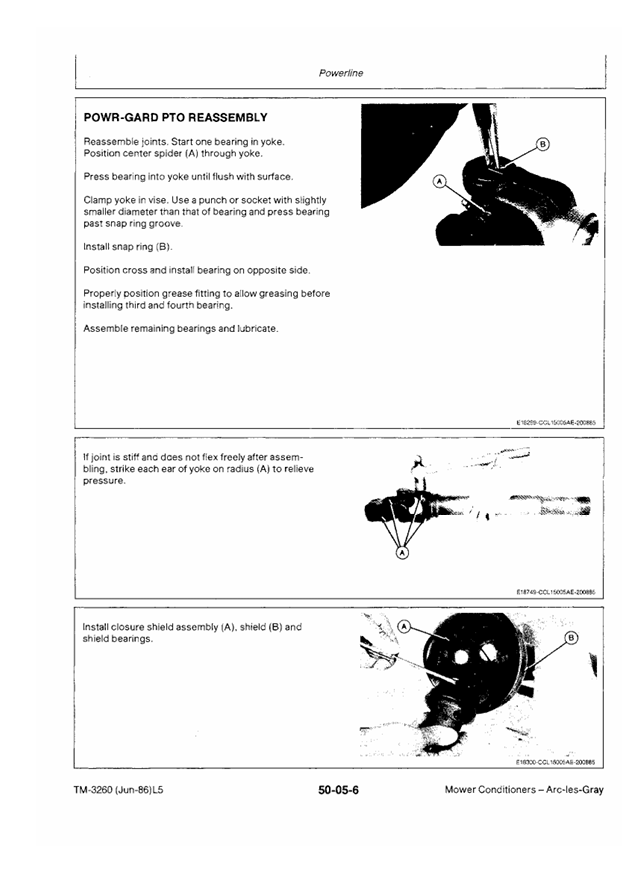 JOHN DEERE IMPELLER 1326 AND 1327 MOWER-CONDITIONER TECHNICAL MANUAL TM3260