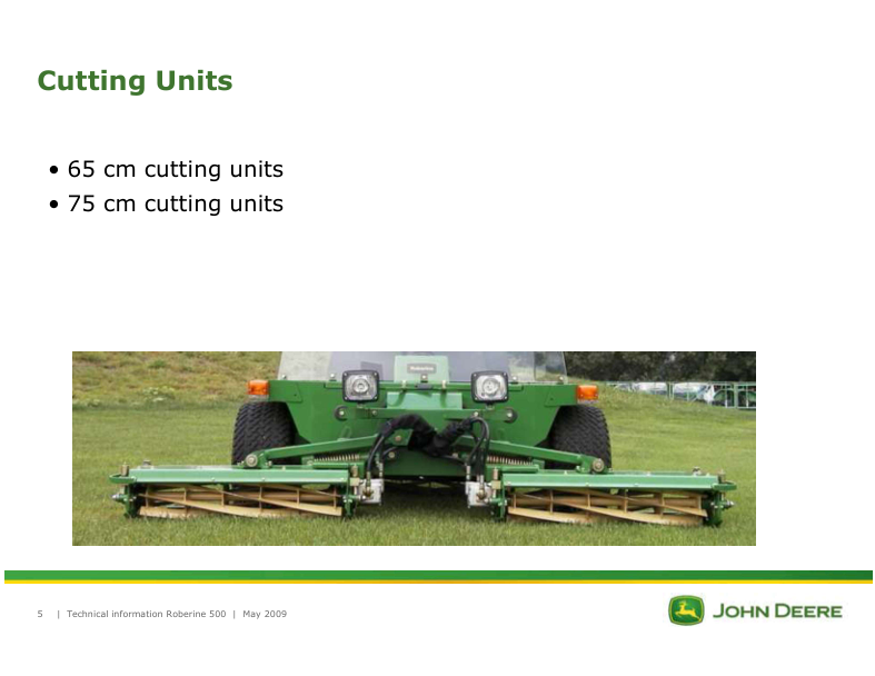 JOHN DEERE 500 ROBERINE TECHNICAL INFORMATION MANUAL