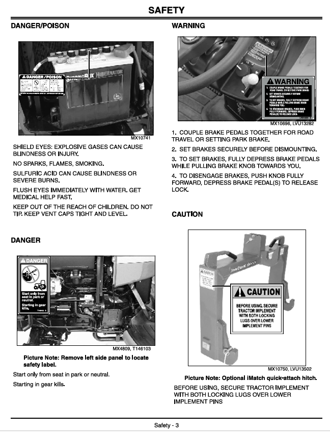 JOHN DEERE 4210, 4310 AND 4410 COMPACT UTILITY TRACTOR OPERATOR MANUAL OMLVU13193