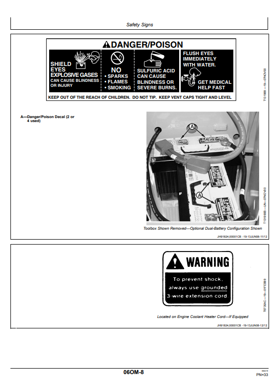 JOHN DEERE 310G BACKHOE LOADER OPERATOR MANUAL OMT166698