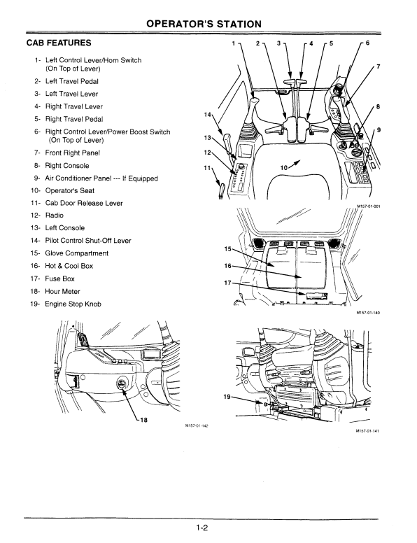 HITACHI EX330LC-5, EX370-5 EXCAVATOR OPERATOR MANUAL EM1H1NA21