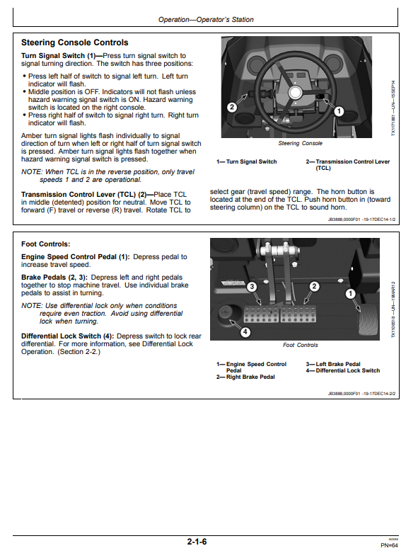 JOHN DEERE 310L EP BACKHOE LOADER OPERATOR MANUAL OMT410085X19