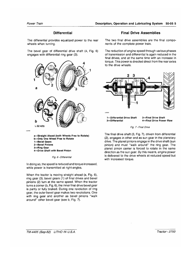 JOHN DEERE 2750 TRACTOR TECHNICAL MANUAL TM4405