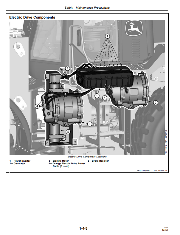 JOHN DEERE 644 X 4WD LOADER OPERATOR MANUAL OMT483921X019