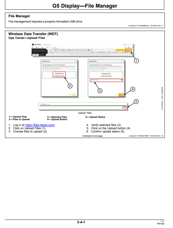 JOHN DEERE 450 P, 550 P, 650 P, 700 P, 750 P, 850 P, 850 X CRAWLER DOZER OPERATOR MANUAL OMT501181X019