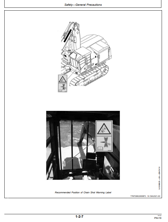 WARATAH HTH624C HARVESTER HEAD OPERATOR MANUAL WA111775