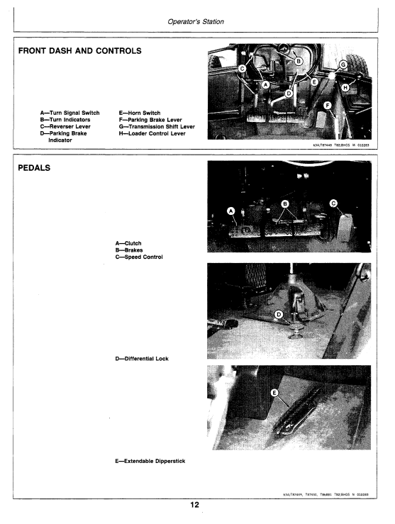 JOHN DEERE 410B BACKHOE LOADER OPERATOR MANUAL OMT79035