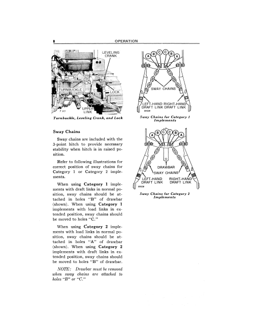 JOHN DEERE HYDRAULIC SYSTEM AND 3 POINT HITCH FOR "440" INDUSTRIAL CRAWLER TRACTOR OPERATOR MANUAL OMT81459