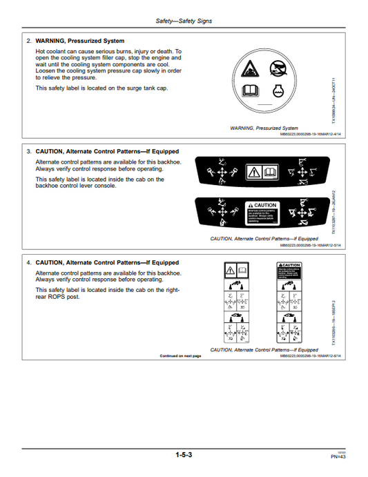 JOHN DEERE 710K BACKHOE LOADER OPERATOR MANUAL OMT304357