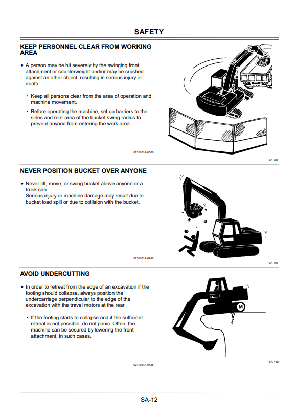 HITACHI EX160LC-5 EXCAVATOR OPERATOR MANUAL EM13KNA21