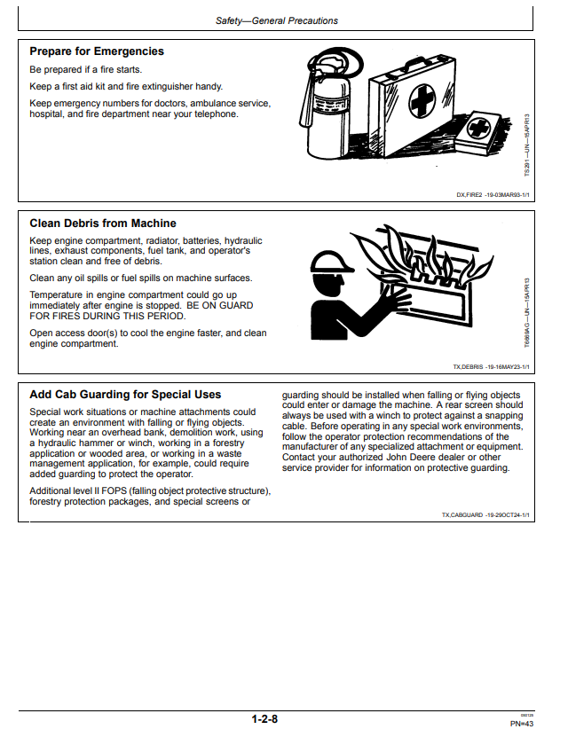 JOHN DEERE 350GLC EXCAVATOR OPERATOR MANUAL OMT352707X019