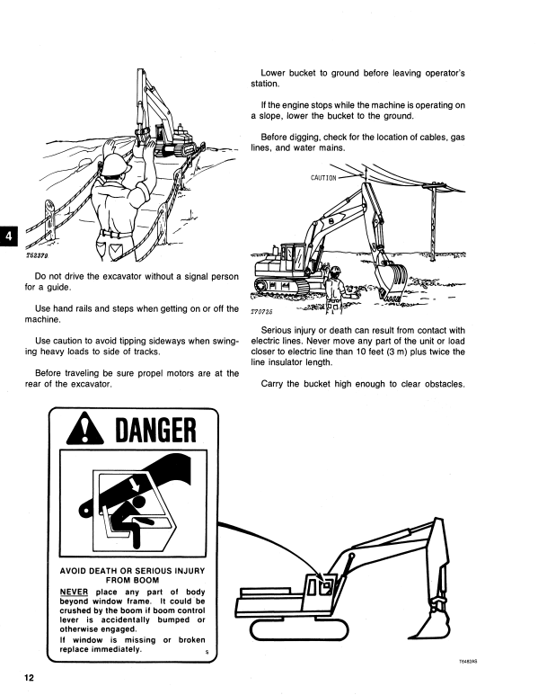 JOHN DEERE JD890 EXCAVATOR OPERATOR MANUAL OMT114479