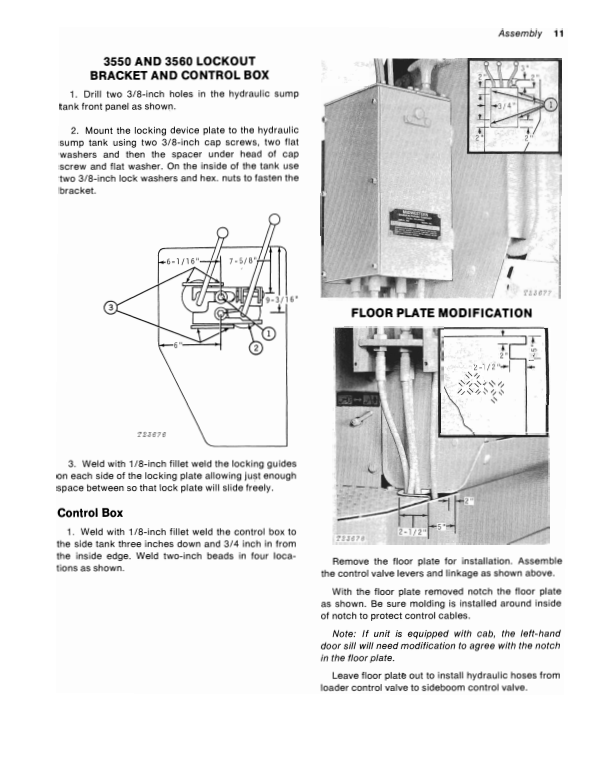 JOHN DEERE 3550 AND 3560 SIDEBOOM OPERATOR MANUAL OMT36222