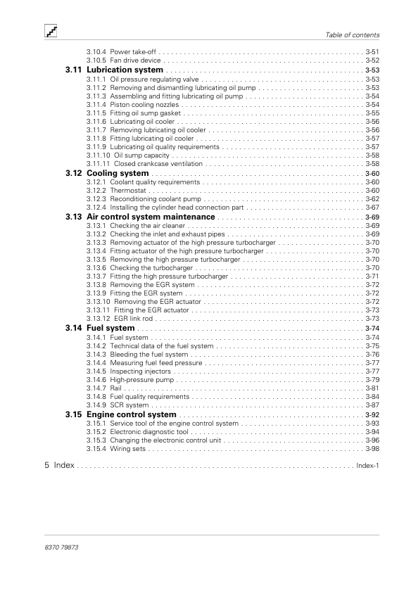 AGCO POWER 5th Gen AWF Engine Maintenance Workshop Guide