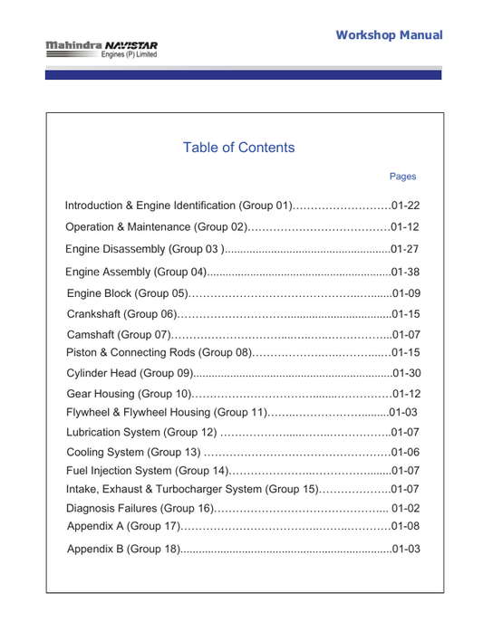 Acteon 6.12 Diesel Engine Repair and Service Manual