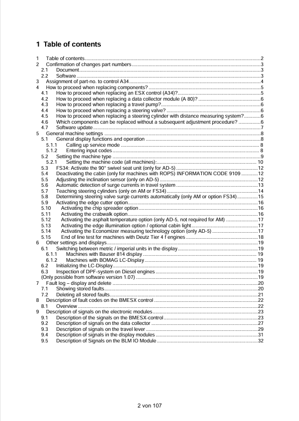 BOMAG 029 V2.02 05-2018 Software & Electrics Manual PDF