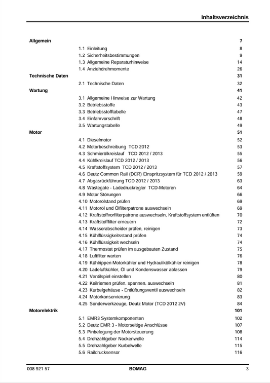 BOMAG BF 800_P Service Training Manual 00892157 PDF Download