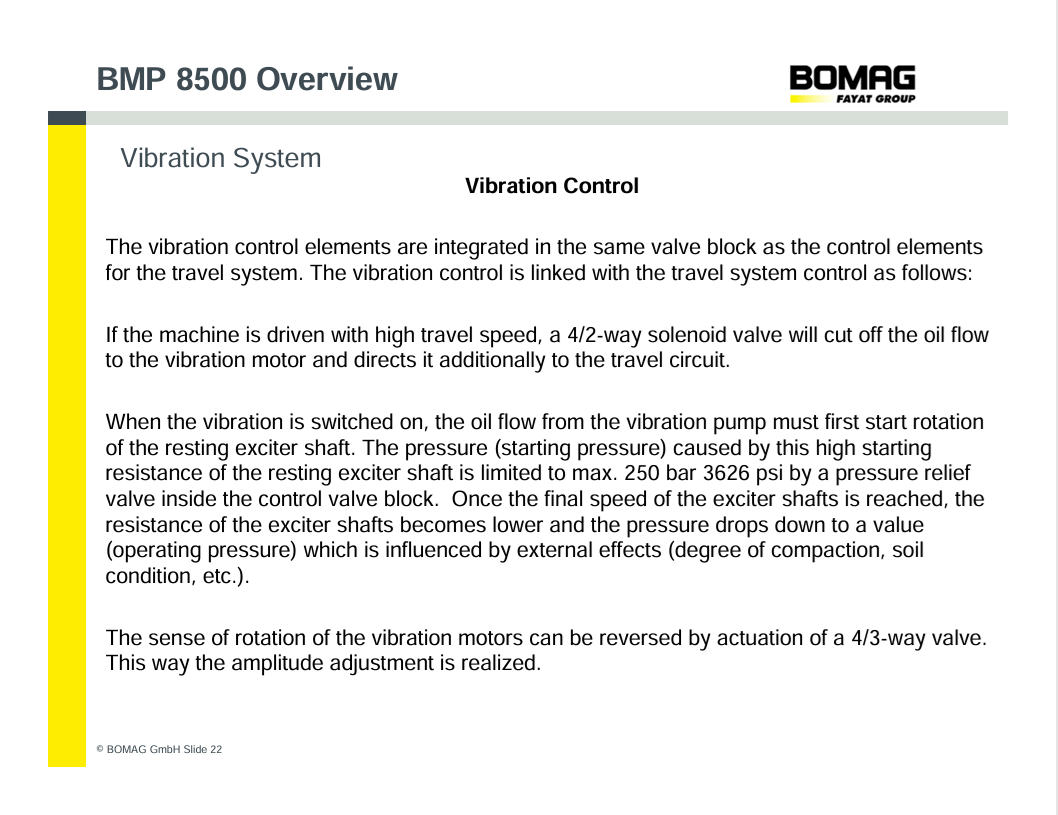 BOMAG BMP 8500 Service & Repair Training Manual PDF