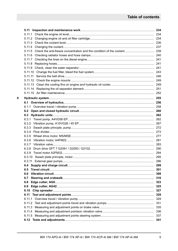 BOMAG BW174APO-4I Service Manual 2017 | PDF Download