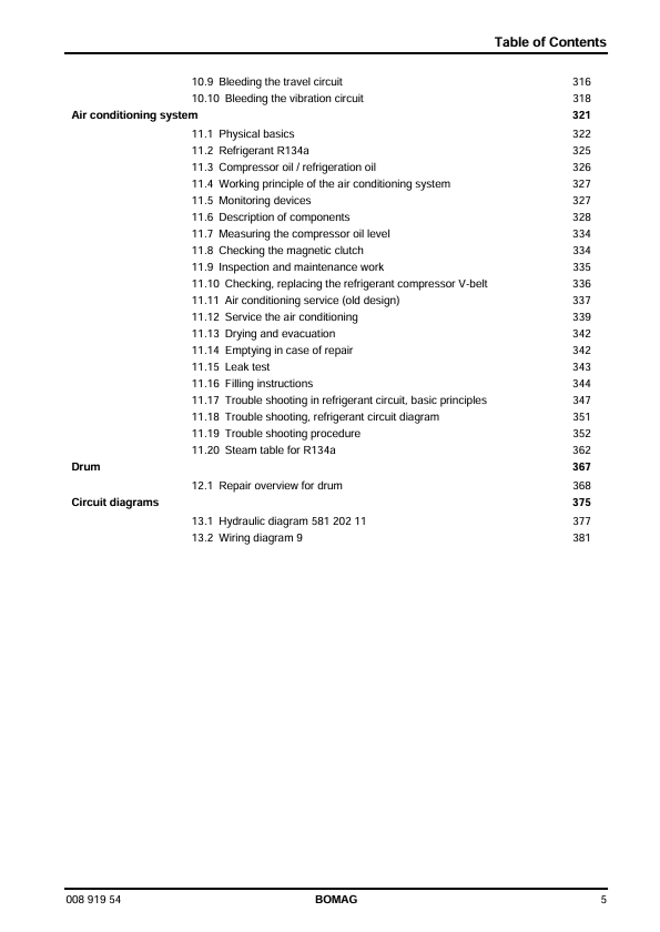 BOMAG BW211 DE-40 Service & Training Manual 06-2012