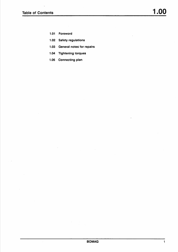 BOMAG BW 100/120 AD-3 & AC-3 Repair Instructions Manual 00819341