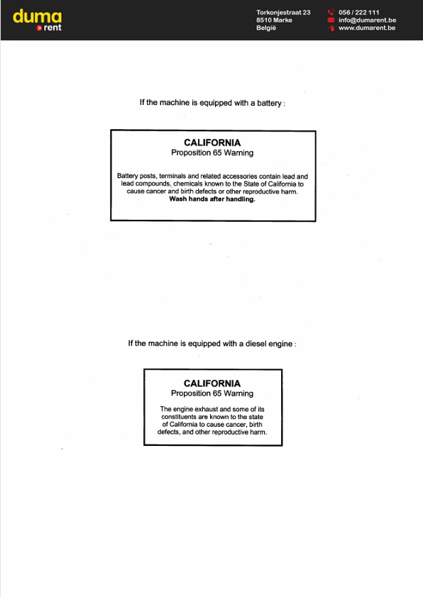 BOMAG BW 100 AD-4 - BW 125 AC-4 Tandem Roller Manual 00805301 PDF