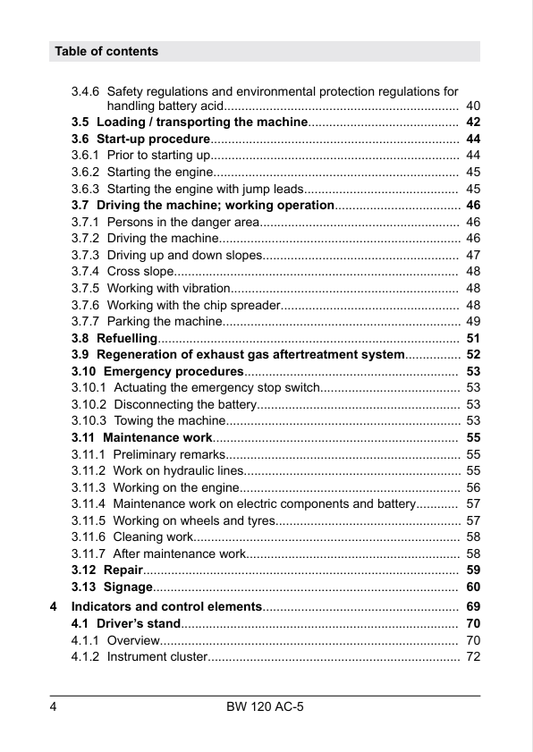 BOMAG BW 120 AC-5 Combination Roller Service & Maintenance Manual PDF