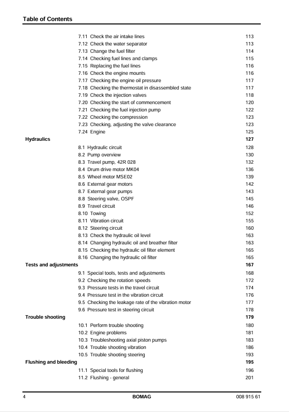 BOMAG BW 120 AD-4 Service Manual 00891561 PDF