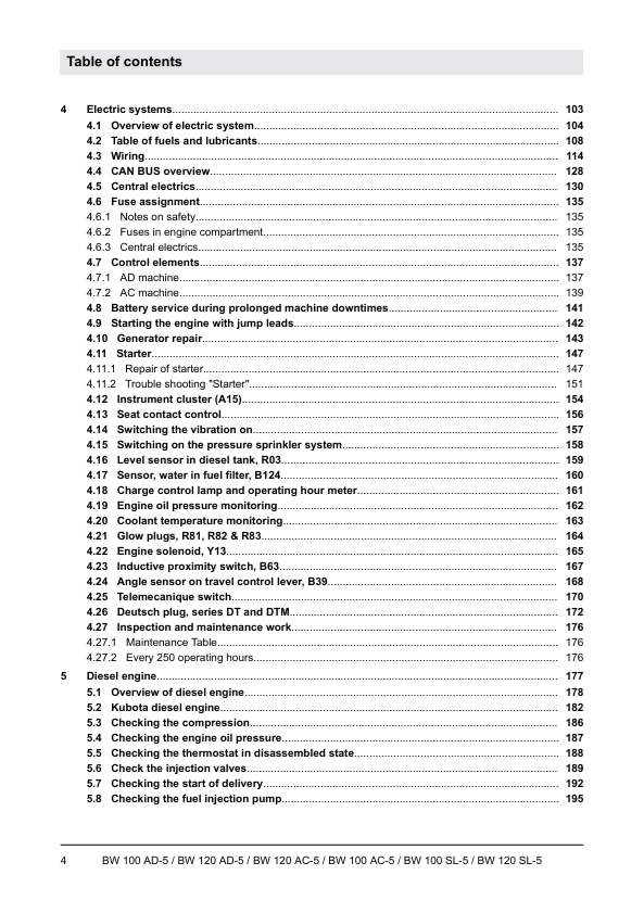 BOMAG BW 120 SL-5 Repair & Service Manual 00840124EN