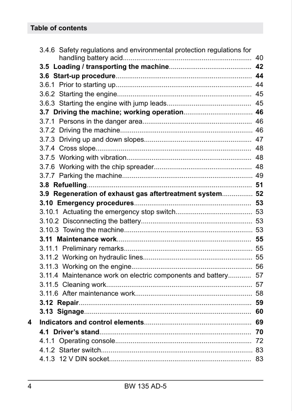 BOMAG BW 135 AD-5 Operating Instructions Manual 04.2018 PDF
