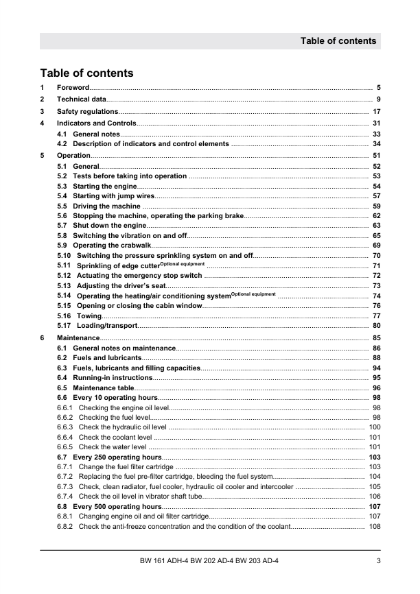 BOMAG BW 161 ADH-4 Roller Manual 00806301 03.2014 PDF