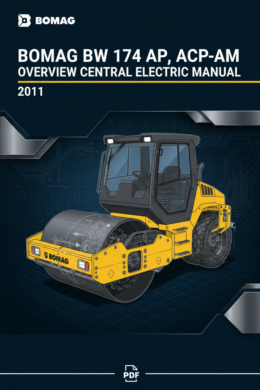 BOMAG BW 174 AP, ACP-AM OVERVIEW CENTRAL ELECTRIC MANUAL 2011 PDF