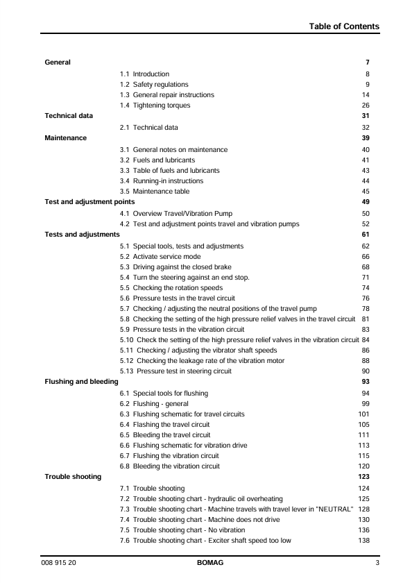 BOMAG BW 174 AP AM Service Manual 05.2010 PDF
