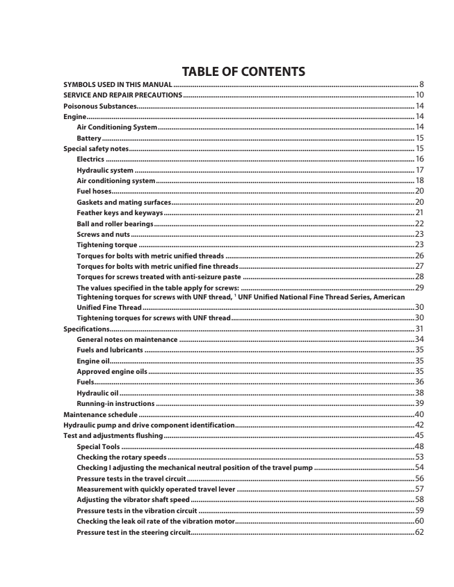 BOMAG BW 177 D-40 Repair Service Manual 0852794 PDF