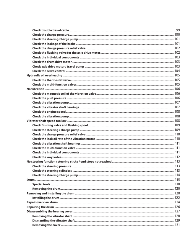 BOMAG BW 177 DH-4 Single Drum Roller Workshop Repair Manual PDF