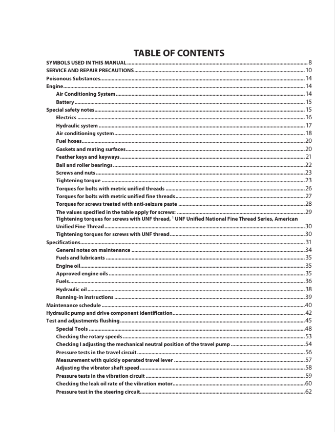 BOMAG BW 177 PDH-4 Single Drum Roller Repair Manual 0852794 PDF
