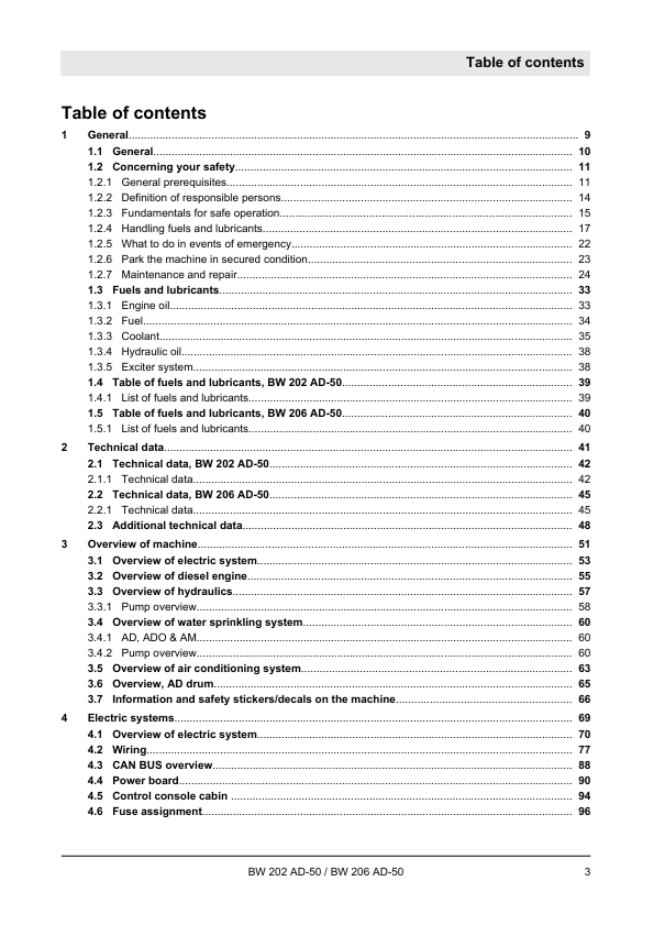 BOMAG BW 202 AD-50 Service Training Manual 00840031EN 02.2016 PDF