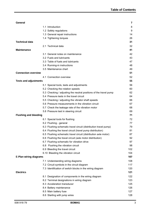 BOMAG BW 212 D-40 PD-40 Service Training Manual 00891879 11.2010 PDF